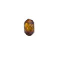 Faceted crystal bead amber DIY bracelet loose bead charm jewelry accessory for women - Medium Amber