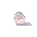 Pandora-Stil rosa Emailliertes Herz grosses Loch Perle fuer DIY europaeisches Armband - 1