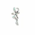 Silver fairy charm DIY pendant for bracelet jewelry making, cute metal accessory. - Fairy Pendant