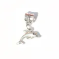 Silver Dolphin Charm Bead DIY Jewelry Component for Bracelet Necklace Earring Craft - Dolphin / Silver