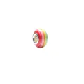 Rainbow striped resin large hole bead charm for DIY bracelet jewelry making accessory variant. - Multi-Color Striped 13