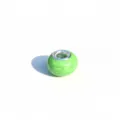 Perle gros trou acrylique imitation turquoise vert craquelé pour bracelet collier perle - Vert Fruit