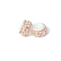 Abalorios con agujero grande de estrás champagne brillantes para pulseras de estilo DIY. - Champán