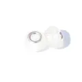 White resin large hole charm beads DIY bracelet jewelry accessories set of two pcs - White