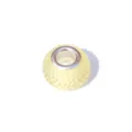 DIY Resin European Charm Bead Faceted Strawberry Bead Light Yellow Spacer Bead Jewelry Accessory - Lemon Yellow