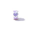 Pandora Stil silberne grosse Loch Charms Perle mit lila Emaille gestapeltem Herz Design Variante. - 11