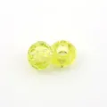 Yellow resin faceted large hole beads DIY jewelry making bracelet accessories components - Lemon Yellow