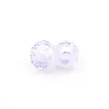Faceted large hole translucent resin beads light purple DIY bracelet jewelry making parts - Light Purple
