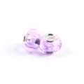 Lila Acryl Großes Loch Perlen DIY Charm Abstandshalter für europäische Armbänder Schmuck - Lila