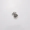 Vintage Legierung Weihnachtsmann Charm Perle Antiksilber Spacer DIY Armband Schmuck Zubehör - Weihnachtsmann / Antiksilber