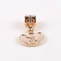 Gold alloy charm pendant DIY jewelry accessory for bracelet and necklace fashion new - Gold Ingot Shape