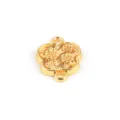Gouden metalen bloem bedel connector, dubbele lus hanger DIY sieraden maken accessoire. - Kleine Bloemetjes