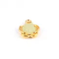 Gouden en jade bloem hanger DIY sieraden making accessoire charmante handgemaakte ambachtelijke - Bloem
