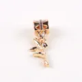 Golden fairy charm pendant, cute cartoon angel alloy DIY jewelry accessory for bracelet necklace. - Cartoon Fairy