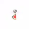Wassermelone Emailliertes Legierung Anhänger, bunte DIY Schmuck Zubehör für Kette. - Wassermelone