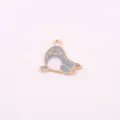 Cute grey seal enamel charm for DIY jewelry making and adorable accessories creation. - Sea Lion