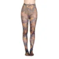 Weihnachten gedruckte Strumpfhose für Damen, stilvolle Winterwald Muster elastische Strümpfe. - Einheitsgröße / Stil 17