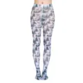 Weihnachten Wald Hirsch Druck Strumpfhose für Damen, thermische festliche Leggings Party. - Einheitsgröße / Stil 26