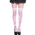 Calcetines altos de Halloween con estampado de sangre, medias largas de miedo para accesorios de disfraces. - Talla única / Calcetines Sangrientos 2#