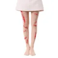 Halloween bloody scar printed tights scary costume hosiery over-the-knee party socks - One Size / Nude Pantyhose Blood Patch