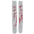 Halloween bloody print over-the-knee sock detail shot showing spooky scar patterns. - One Size / Blood Sock 8#