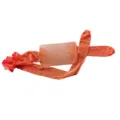 Collant a rete arancione con strass calze a rete lucide diamanti da donna eleganti. - Taglia unica / Arancione