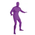 Traje morado de cuerpo entero Zentai para actuaciones en el escenario y fiestas de disfraces. - 140cm / Púrpura
