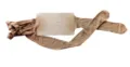 Collant a rete scintillante con strass, calze trasparenti sexy da donna per feste eleganti. - Taglia unica / Colore caramello