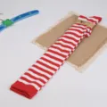 Chaussettes hautes rayées rouges et blanches cuissardes douces chaud cosplay costume bonneterie - Taille unique / Fines Rayures Rouges et Blanches