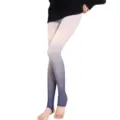 Damen Farbverlauf Steigbügel Strumpfhose Herbst Yoga Fuß Leggings weich hautfreundlich Mode - 160g Steg / Verlauf Blau
