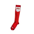 Calcetines largos Papá Noel rojos invierno vacaciones algodón festival rodilla altas - Estilo 13