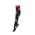Navidad cactus patron compresion rodilla altas calcetines negro rojo variante articulo - Estilo 12
