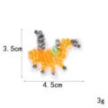 Perlen Pony Aufnäher Detail, bunter Strass DIY Zubehör für Taschen und Kleidung Dekoration. - Stil 3