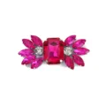 Exquisite crystal rhinestone bow shoe buckle DIY apparel accessory for women clothing bags crafts. - Hot Pink Rhinestone Style