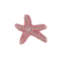Roze strass zeester patch glinsterende kristallen applicaties voor kleding detail - Stijl 3 (Roze)