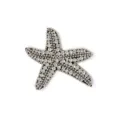 Schitterend strass zeester patch detail, mooie kristallen applicatie voor kleding en tassen. - Stijl 4 (Zwart)