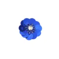 Detalle de parche de flor de lentejuelas azules, accesorio de ropa DIY hecho a mano cristal. - Estilo 6