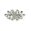 Crystal rhinestone bow patch, sparkling glass diamond apparel accessory for shoes and clothes. - Style 13