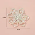 Perlen Blumen Aufnäher handgemachte DIY Kleidung Accessoires elegante dekorative Applikation - Stil 3