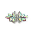 Crystal rhinestone bow patch detail, sparkling AB glass stones for DIY garments apparel decor. - Style 18