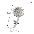 Strass Sonnenblume Aufnäher DIY Bekleidung Zubehör Kristall Glas Blume Applikation 9cm 4cm - Sonnenblume