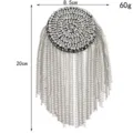 Glitzernde Strass Schulterklappe mit Fransen Ketten Deko Kleidung Zubehör Accessoire neu. - Epaulette 4