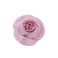 Rosa Strass Kamelie Blume Brosche Zubehör, glänzender Kristall Blumen DIY Kleideranhänger. - 7.5x7.5cm / Lotusrosa