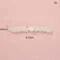 Handmade pearl beaded cheongsam frog button Chinese style clothing accessory for hanfu shirt. - Style 6