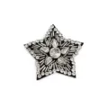 Kristall perlen besetzte stern aufnäher für kleidung, glänzende strass stern applikation - Stil 1