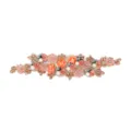 Exquisite beaded lace patch 3d floral embroidery applique for DIY dress hat wedding decoration. - Style 12