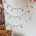 Catena per gioielli DIY dorata con strass rossi e ciondoli a croce per artigianato - Croce Di Strass Rosso / Oro KC