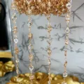 Catena di farfalle in cristallo oro accessori per gioielli fai da te con perline - Alta Ritenzione del Colore - Oro KC