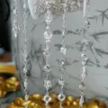 DIY Catena Farfalla in Vetro Accessori per Gioielli Catena di Perline 6mm Materiali. - Alta Ritenzione del Colore - Argento Spesso