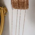 Catena color oro sfaccettata DIY per creazione di gioielli alta tenuta di colore catena base - Rame / Alta Ritenzione del Colore - Oro KC